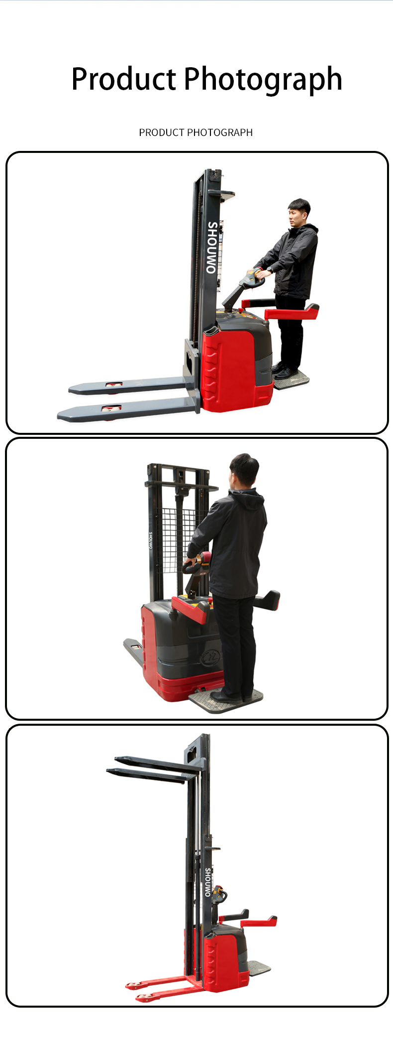 1.5-ton electric stacker crane forklift插图8