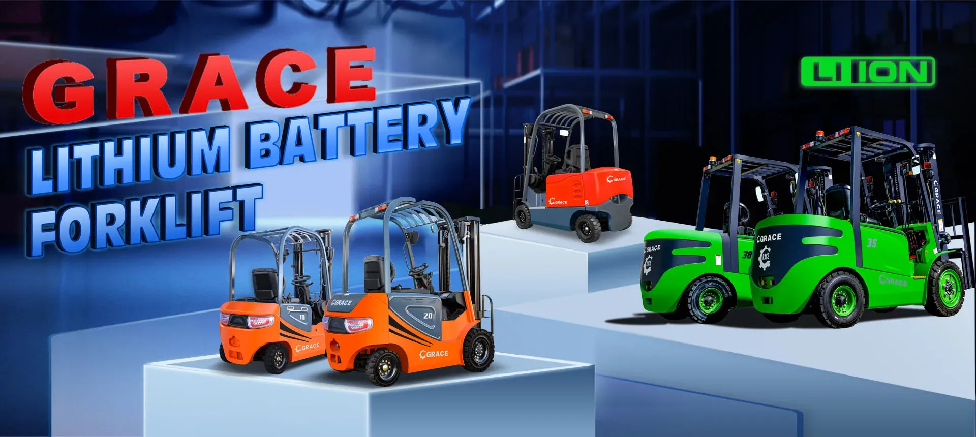 Electric forklift 3 tons 2 tons 1.5 tons插图