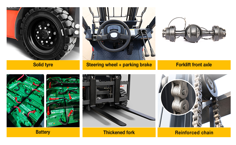 Efficient 2 & 3 Ton Electric Forklifts插图6