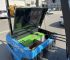 BaGong electric forklift battery compartment showing LiFePO4 power configuration