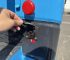 BaGong electric forklift LiFePO4 battery charging port and power switch safety guide