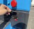 BaGong electric forklift LiFePO4 battery charging port detail
